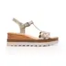127703 Sandalia Casual Flexi para Mujer con Suela Flexible oro