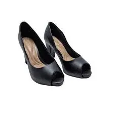 4788.301 Peep Toe Sapato Salto Grosso Alto 