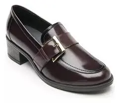119507 Mocasín De Tacón Flexi para Mujer Estilo Vino