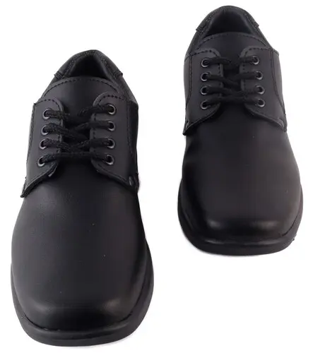 VA570506ST Zapato Escolar Niño casual moderno Negro agujetas 