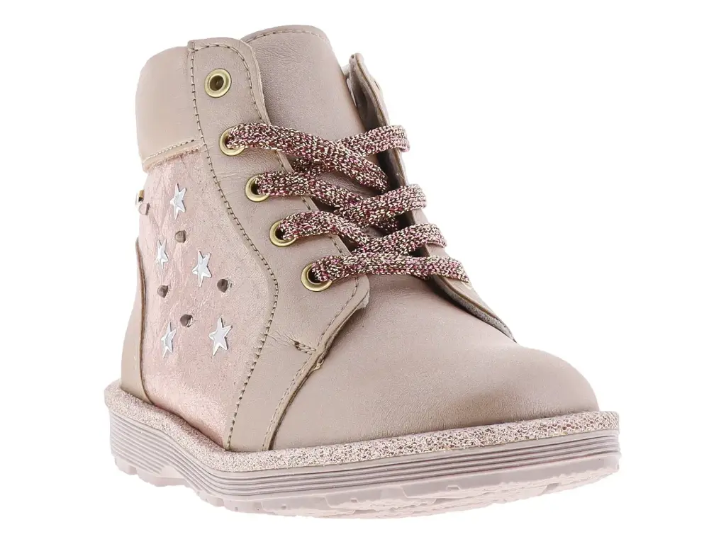 93504-V Botas Coqueta Oro Para Niña