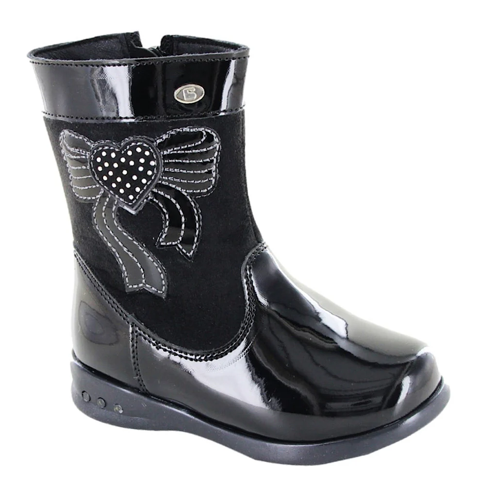 94605-C Bota charol con luces