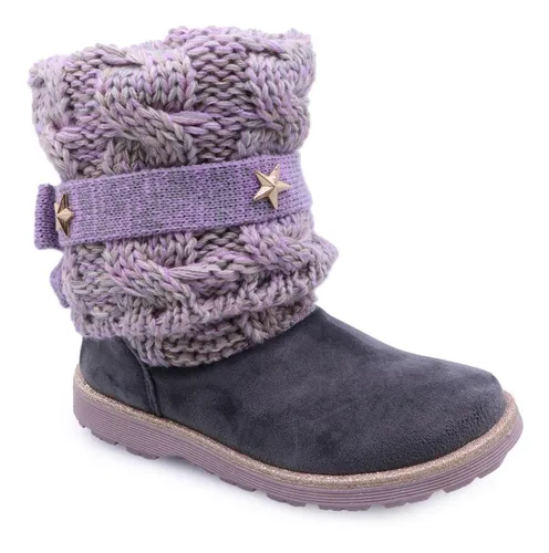 98083-R Bota NiñaTejido Caliente Invierno