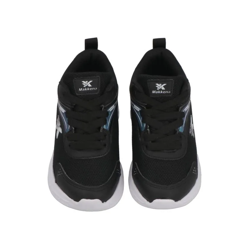3000 TENIS NEGRO/BLANCO MAKKENA