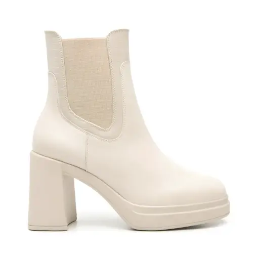 127402 Bota Con Plataforma Flexi para Mujer con Cierre Interno