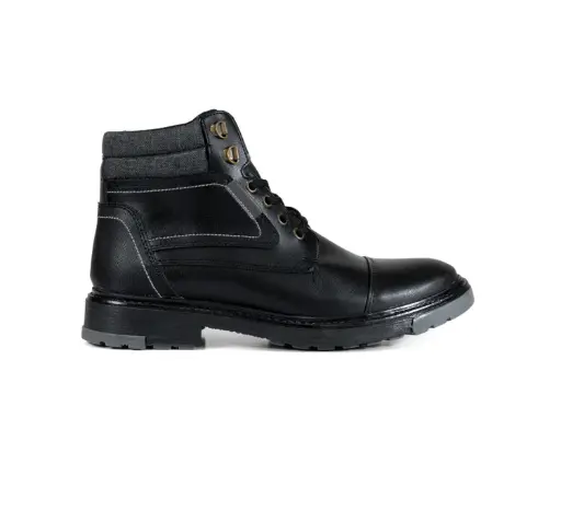654301 Botin Sintético Negro