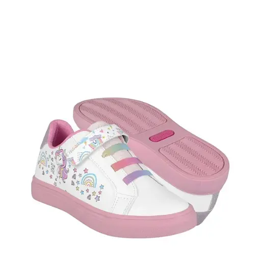 93033 TENIS NIÑA SIMIPIEL BLANCO