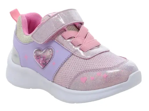 55044 Tenis Niña de Colores con Brillos 