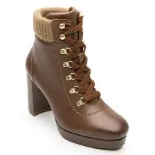 118910 Botines De Tacón Y Plataforma Con Agujetas