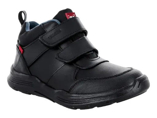 V5901 Zapatos Vavito Negro Para Niño