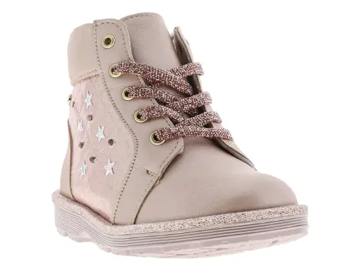 93504-V Botas Coqueta Oro Para Niña