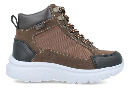 443201-F BOTA NIÑO SINTETICO CAFE 