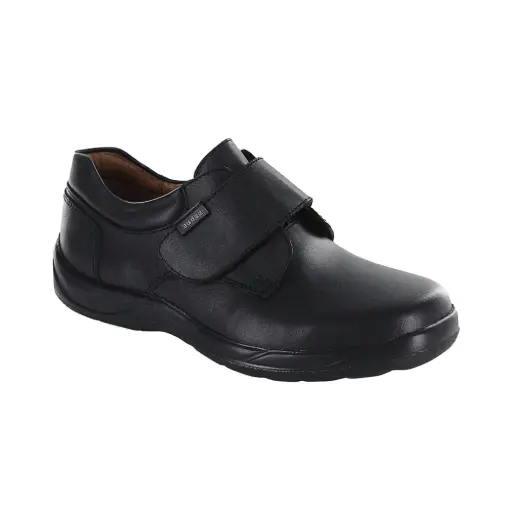 163904-A ZAPATO NIÑO PIEL NEGRO 