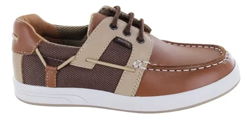 442807-M ZAPATO NIÑO PIEL MIEL 