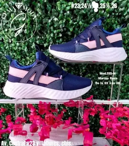 515-H TENIS MUJER AZUL