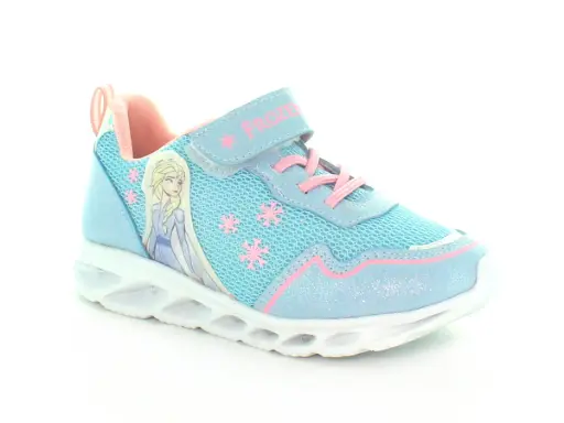 DY95009 TENIS NIÑA AZUL TORNASOL DISNEY