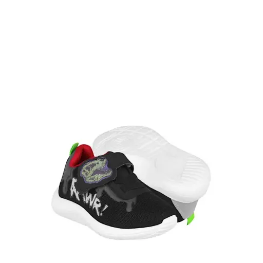 15711  TENIS CASUALES NIÑO RODDYCK TEXTIL NEGRO