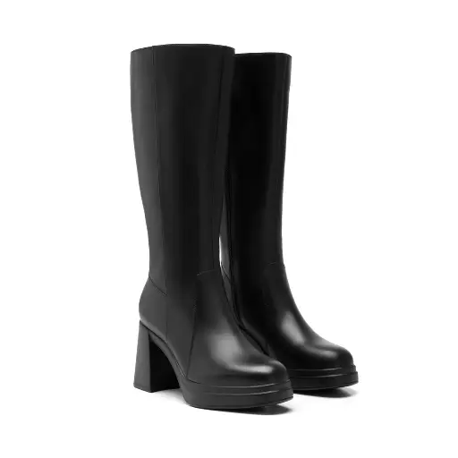 127403 Bota Con Plataforma Flexi para Mujer con Cierre Interno