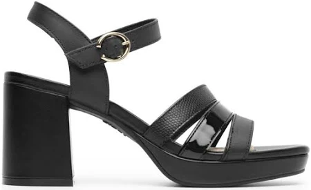 123007 Zapatillas con Tacón y Plataforma para Mujer Flexi