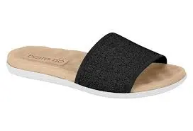 8360.353 Chinelo Rasteira Brilho Casual Leve Feminino
